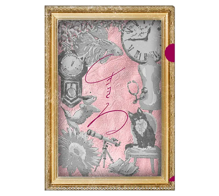 生きるのオリジナルクリアファイルのサンプル画像