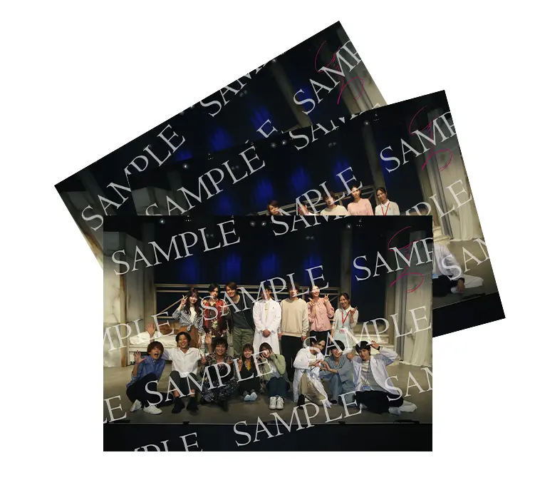 生きるの集合写真のサンプル画像